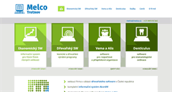 Desktop Screenshot of melco.cz