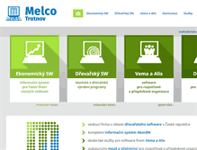 Tablet Screenshot of melco.cz